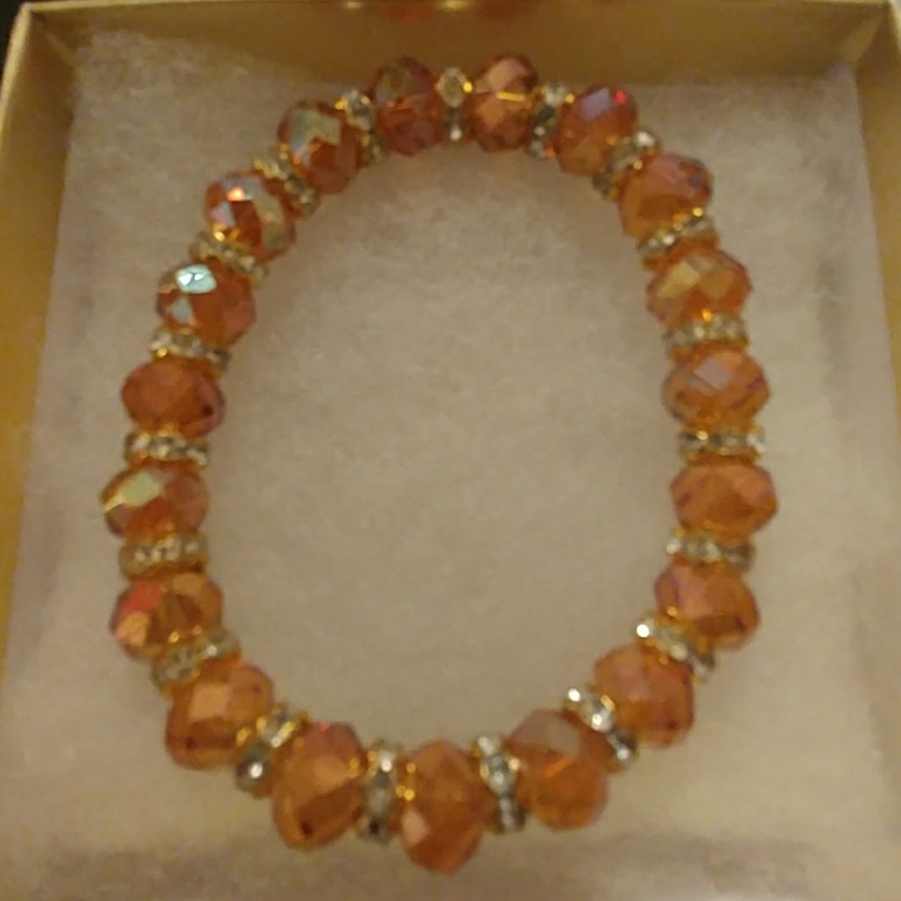 🔥CLEARANCE! Sunset Metallic Crystal Bracelet - Picture 5 of 8